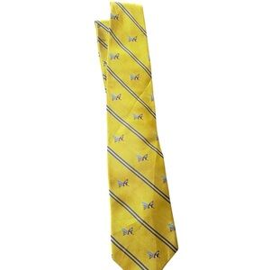 Ralph Lauren Silk Yellow Patterned Men's Tie